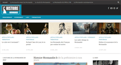 Desktop Screenshot of histoire-normandie.fr